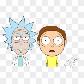 Rick And Morty Png Pic - Rick And Morty Portrait, Transparent Png - rick and morty png