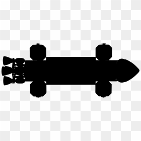 Spaceship Silhouette Clip Arts - Spaceship Silhouette Png, Transparent Png - spaceship png