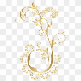 Free Png Download Gold Floral Element Clipart Png Photo - Decorative Floral Elements Png, Transparent Png - floral png