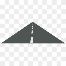 Long Straight Road Vector, HD Png Download - road png