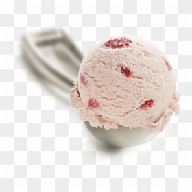 Ice Cream Strawberry 1 Scoop - Ice Cream 1 Scoop, HD Png Download - ice cream png