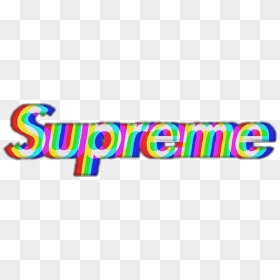 Transparent Supreme Stickers , Png Download - Sticker Tumblr Picsart Png, Png Download - supreme logo png