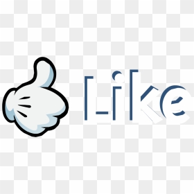 Like Png Youtube - Mickey Mouse Like Sign, Transparent Png - like png