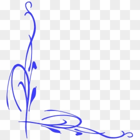 Blue Vine Clip Art - Blue Vine Clipart, HD Png Download - vines png