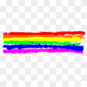 Transparent Rainbow Splatter Png - Rainbow Brush Stroke Png, Png Download - brush stroke png