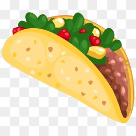 Cartoon Taco Clip Art 3 Clipartcow - Transparent Background Taco Clipart Png, Png Download - taco png