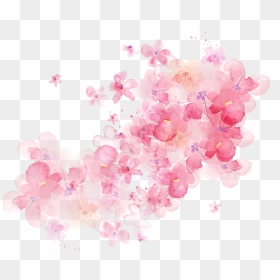 Transparent Purple Flower Png, Png Download - floral png