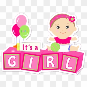 Its Baby Girl Png, Transparent Png - girl png