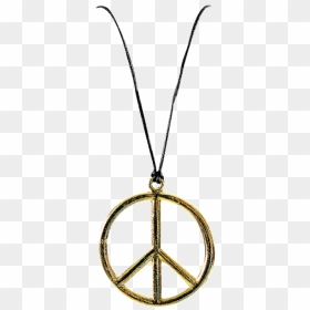 Necklace Clipart Gangsta - Peace Sign No Background, HD Png Download - gold chain png