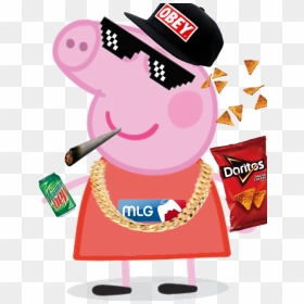 Mlg Peppa Pig - Peppa Pig Png, Transparent Png - mlg png