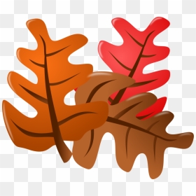 Brown Fall Leaves Clip Art, HD Png Download - fall leaves png