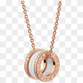 Bvlgari White Ceramic Necklace, HD Png Download - gold chain png