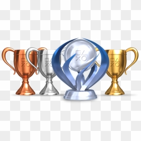 Transparent Ps4 Trophy Png - Playstation Platinum Trophy Png, Png Download - trophy png