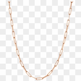 Large Chain Necklace - Necklace, HD Png Download - gold chain png