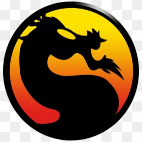 Kyute-kitsune, Discord, Logo, Mortal Kombat, Safe, - Logo With A Dragon, HD Png Download - discord logo png