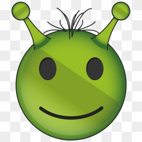 Alien Face Emoji Png File - Portable Network Graphics, Transparent Png - alien png
