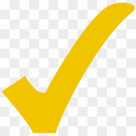 Yellow Check Mark Png - Yellow Check Mark, Transparent Png - checkmark png