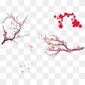 Transparent Tree Limb Png - Simple Cherry Blossom Tree, Png Download - cherry blossom png