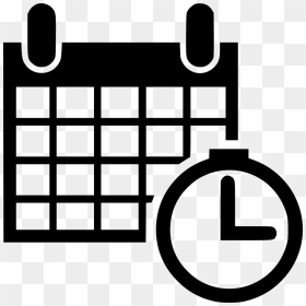 Calendar Time Schedule Event Planning Gantt Svg Png - Calendar Icon Transparent, Png Download - calendar png