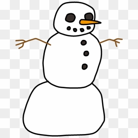 Snowman Clipart Plain - Snowman, HD Png Download - snowman png