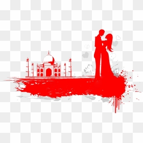 Love Png Background Image - Taj Mahal, Transparent Png - love png