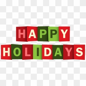 Happy Holidays Text Png, Transparent Png - happy holidays png