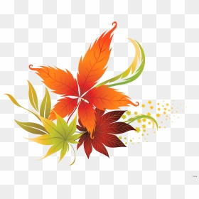 Leaves Clipart 7 Leaves - Transparent Background Fall Leaves Clipart, HD Png Download - fall leaves png
