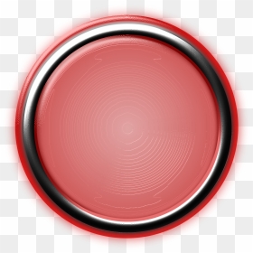 Red Button With Internal Light And Glowing Bezel Clip - วงกลม เรือง แสง Png, Transparent Png - glow png