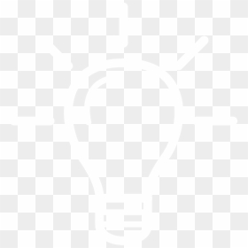 White Lightbulb Icon - Light Bulb White Png, Transparent Png - lightbulb png