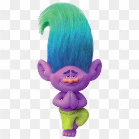 Trolls Character Creek Zen Pose - Trolls Png, Transparent Png - vhv