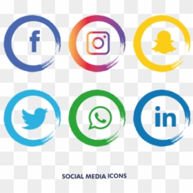 Transparent Background Social Media Icons Png, Png Download - instagram logo png transparent background