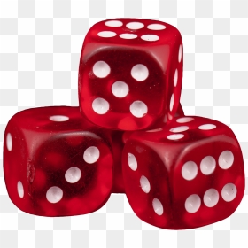 Three Red Dice, HD Png Download - dice png