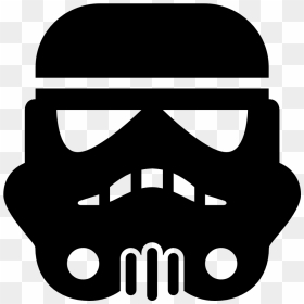 Stormtrooper Icon Png - Stormtrooper Helmet Clipart, Transparent Png - star wars png