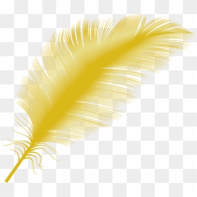 Feather Falling Png - Yellow Feather Png, Transparent Png - feather png