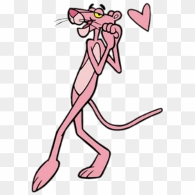 Pink Panther In Love - Pink Panther Stickers For Whatsapp, HD Png Download - love png