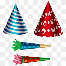 Birthday Hat Clipart Horn - Birthday Party Decoration Png, Transparent Png - birthday hat png