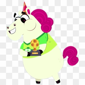 Go Away Unicorn Football Trophy - Cartoon, HD Png Download - trophy png