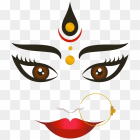 Download Durga Puja India Face Navaratri Happiness - Happy Dashain 2019 Wishes, HD Png Download - kalash png