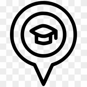 College School University Location Mapmarker Pin Comments - School Location Icon Png, Transparent Png - location icon png