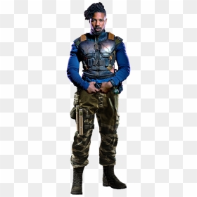 Erik Killmonger Black Panther Movie Png - Michael B Jordan Killmonger Outfit, Transparent Png - black panther png
