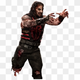 Fictional Character Zombie Roman Reigns John Cena Png - Roman Reigns Superman Punch Png, Transparent Png - john cena png