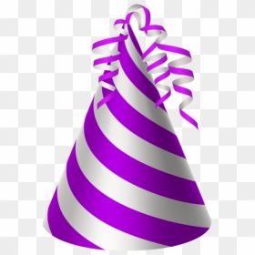 Free Png Party Hat Purple Png Images Transparent , - Transparent Background Birthday Hat Png, Png Download - party hat png