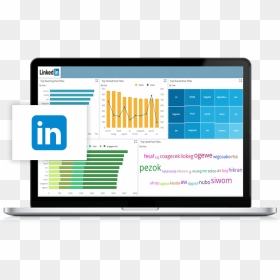 Laptop Excel, HD Png Download - linkedin icon png