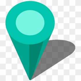 Location Map Pin Turquoise Blue7 - Turquoise Location Pin Icon Png, Transparent Png - location icon png