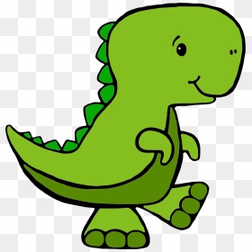 short dinosaur with fin on back