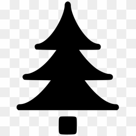 Pine Tree - Christmas Tree Cookie Cutter Template, HD Png Download - pine tree png