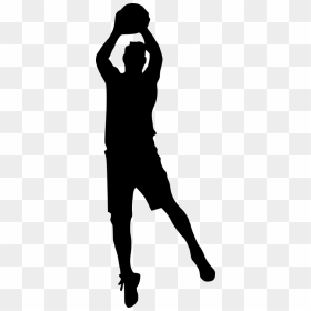 Basketball Silhouette Clipart Vector Free Stock Basketball - Basketball Player Silhouette Png Transparent, Png Download - silhouette png