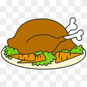 Cooked Turkey Clipart Black And White Svg Freeuse Download - Cooked ...