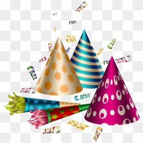 Birthday Hat - Party Clipart Transparent Background, HD Png Download - party hat png