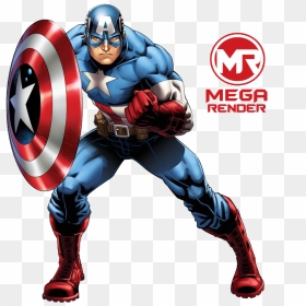 Captain America Transparent Png Image - Capitan America Comic Png, Png Download - captain america png